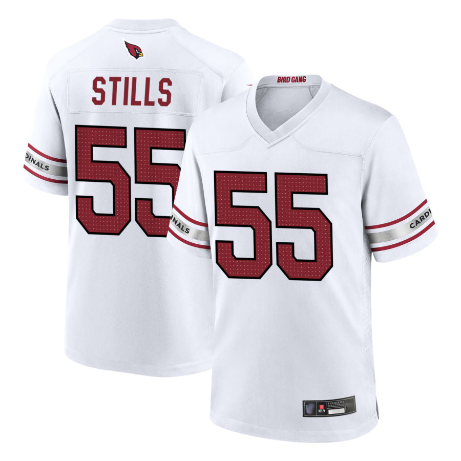 Punc A.Cardinals #55 Dante Stills Player White Home Game Stitched Jerseys