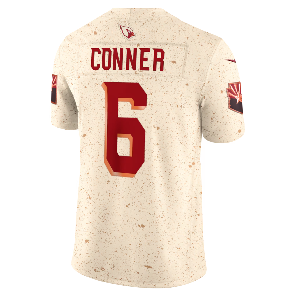 Punc A.Cardinals #6 James Conner Natural 2025 Rivalries Collection Limited Stitched Jerseys