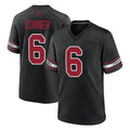 Punc A.Cardinals #6 James Conner Player Black Alternate Game Stitched Jerseys