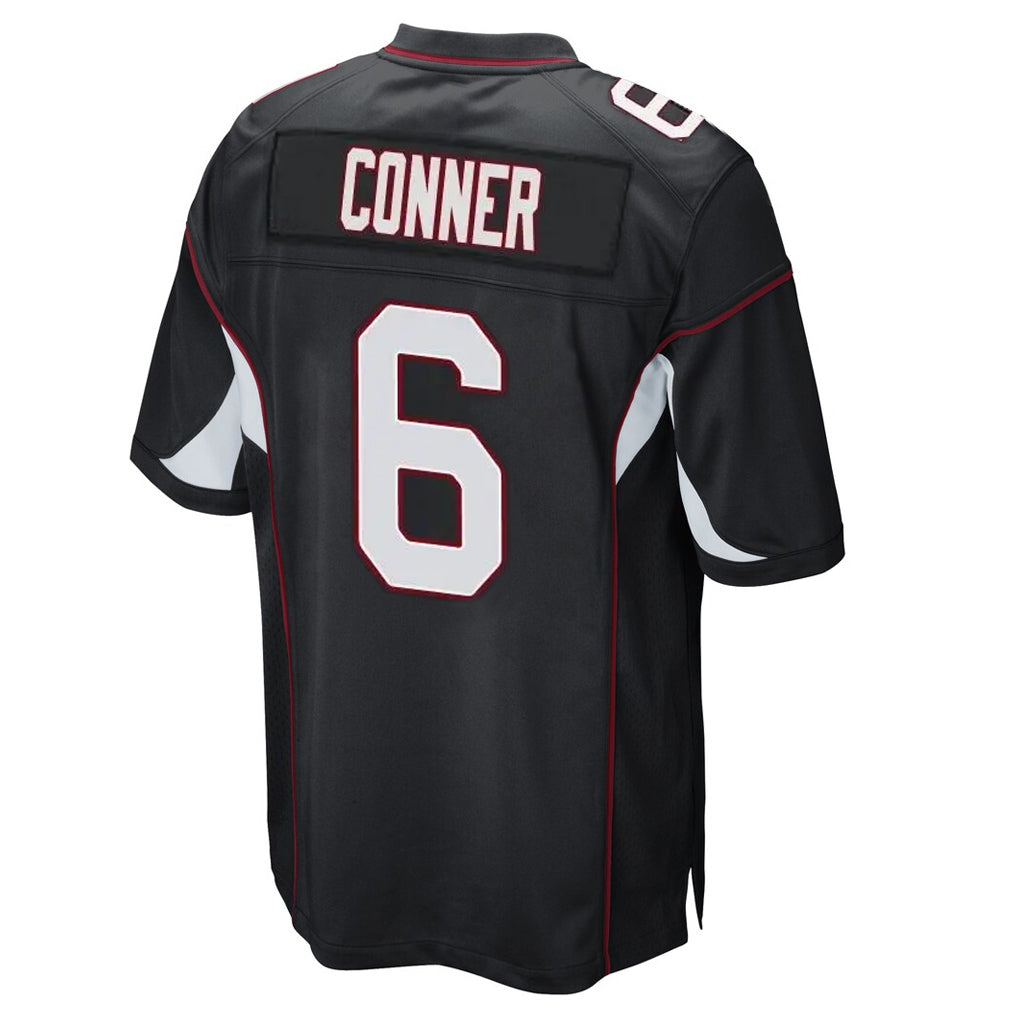 Punc A.Cardinals #6 James Conner Player Black Home Game Stitched Jerseys