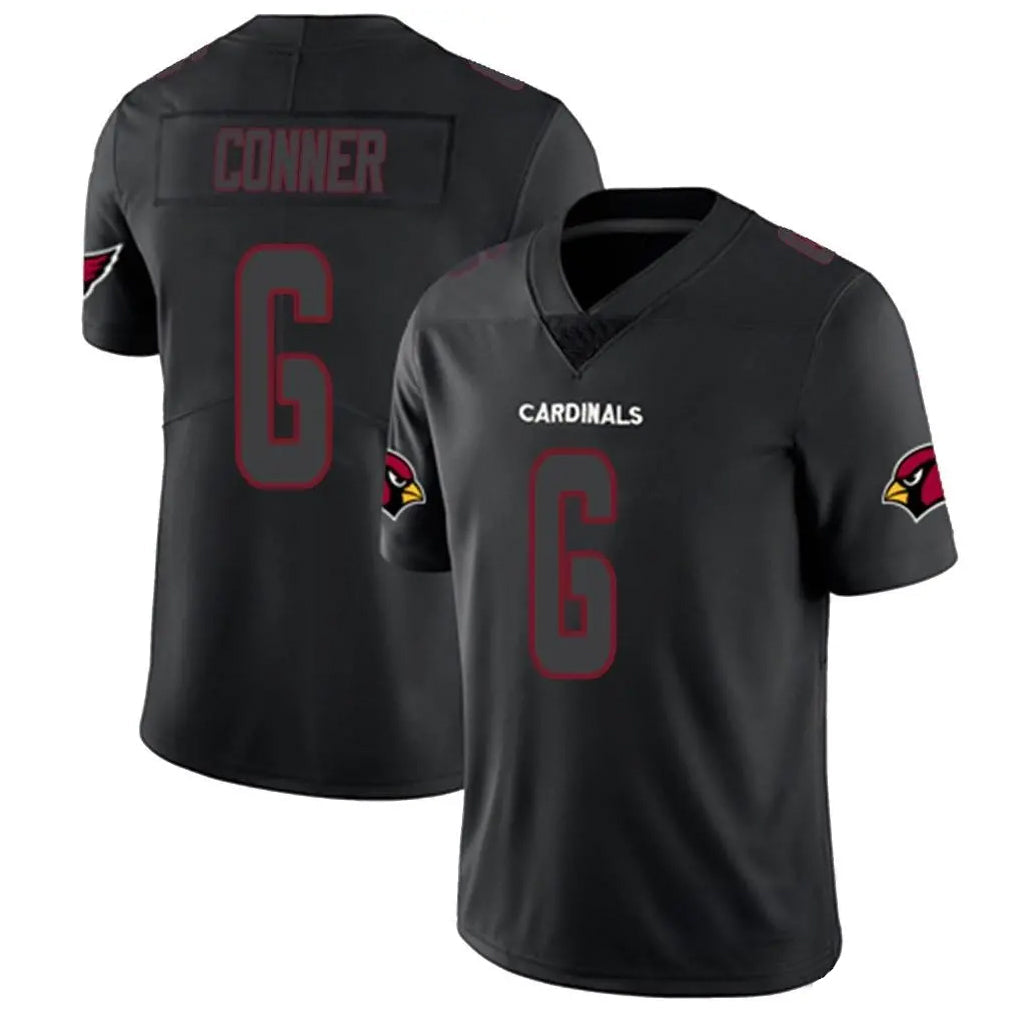 Punc A.Cardinals #6 James Conner Player Black Impact Limited Home Game Stitched Jerseys