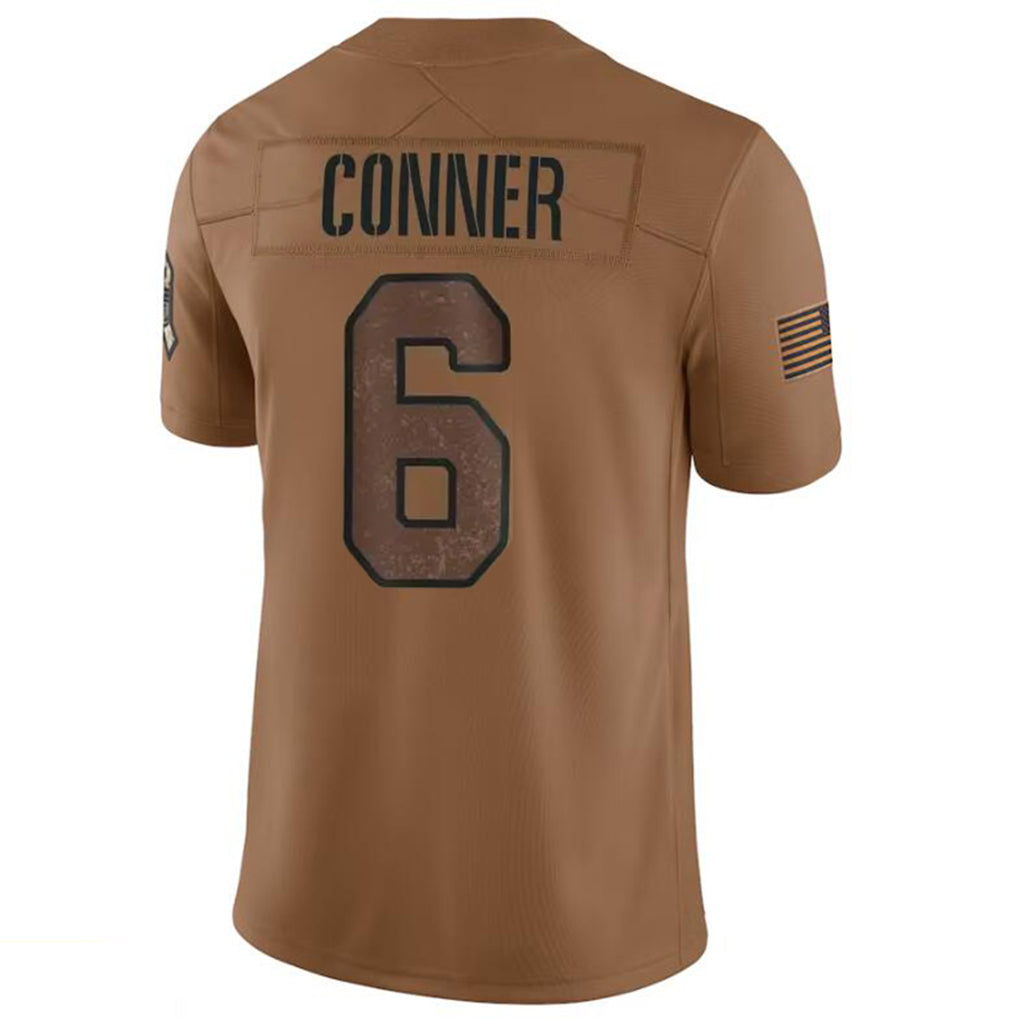 Punc A.Cardinals #6 James Conner Player Brown Limited Salute To Service Game Stitched Jerseys
