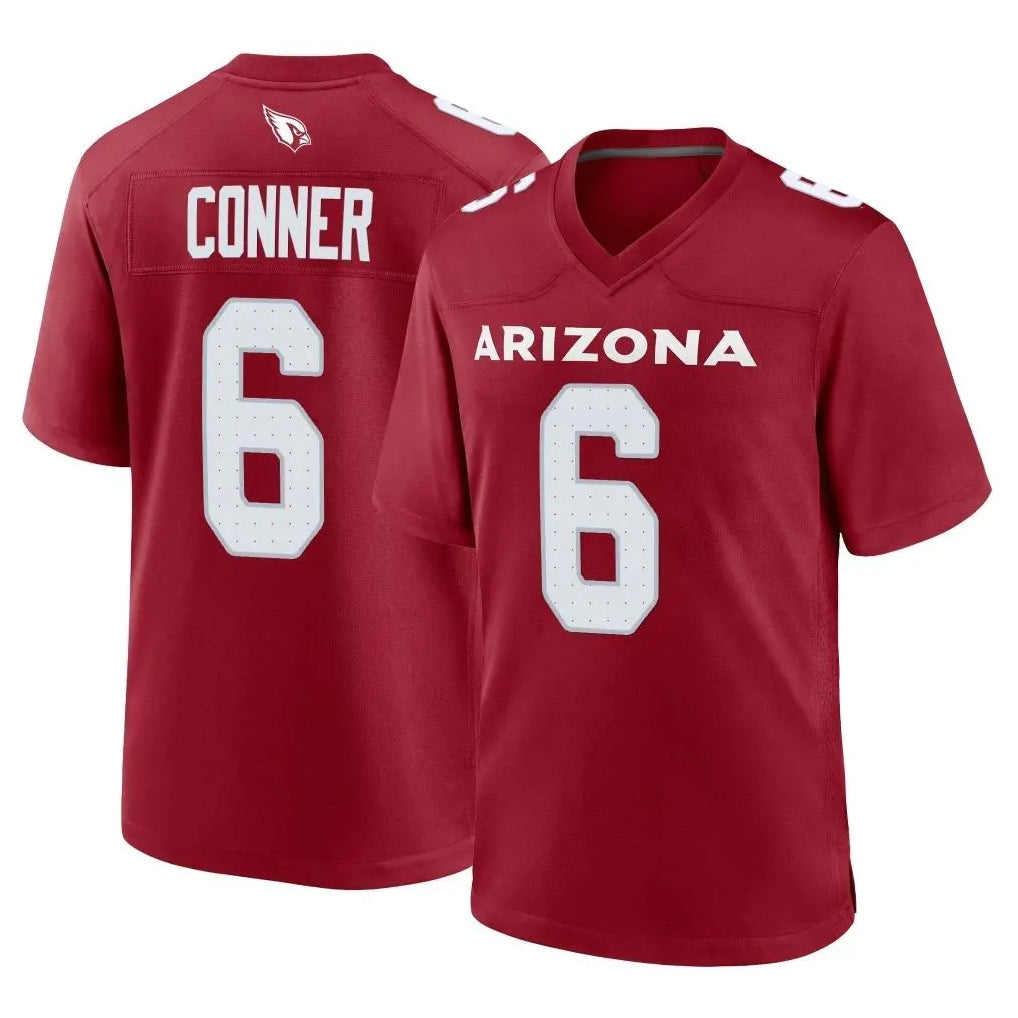 Punc A.Cardinals #6 James Conner Player Cardinal Limited Home Game Stitched Jerseys