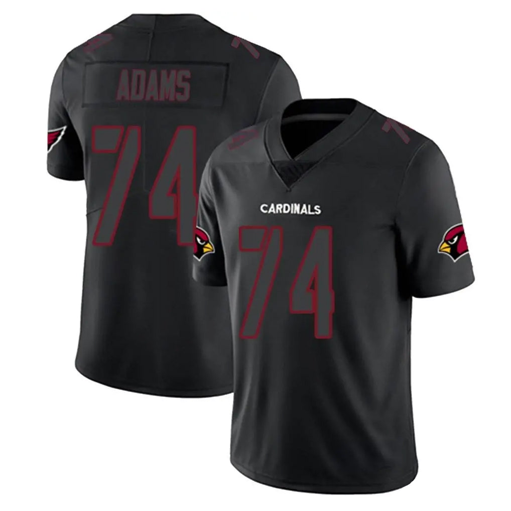 Punc A.Cardinals #74 Isaiah Adams Player Black Impact Limited Home Game Stitched Jerseys