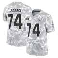 Punc A.Cardinals #74 Isaiah Adams Player Camo Salute to Service Limited Home Stitched Jerseys