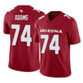 Punc A.Cardinals #74 Isaiah Adams Player Cardinal Vapor F.U.S.E. Limited Home Game Stitched Jerseys