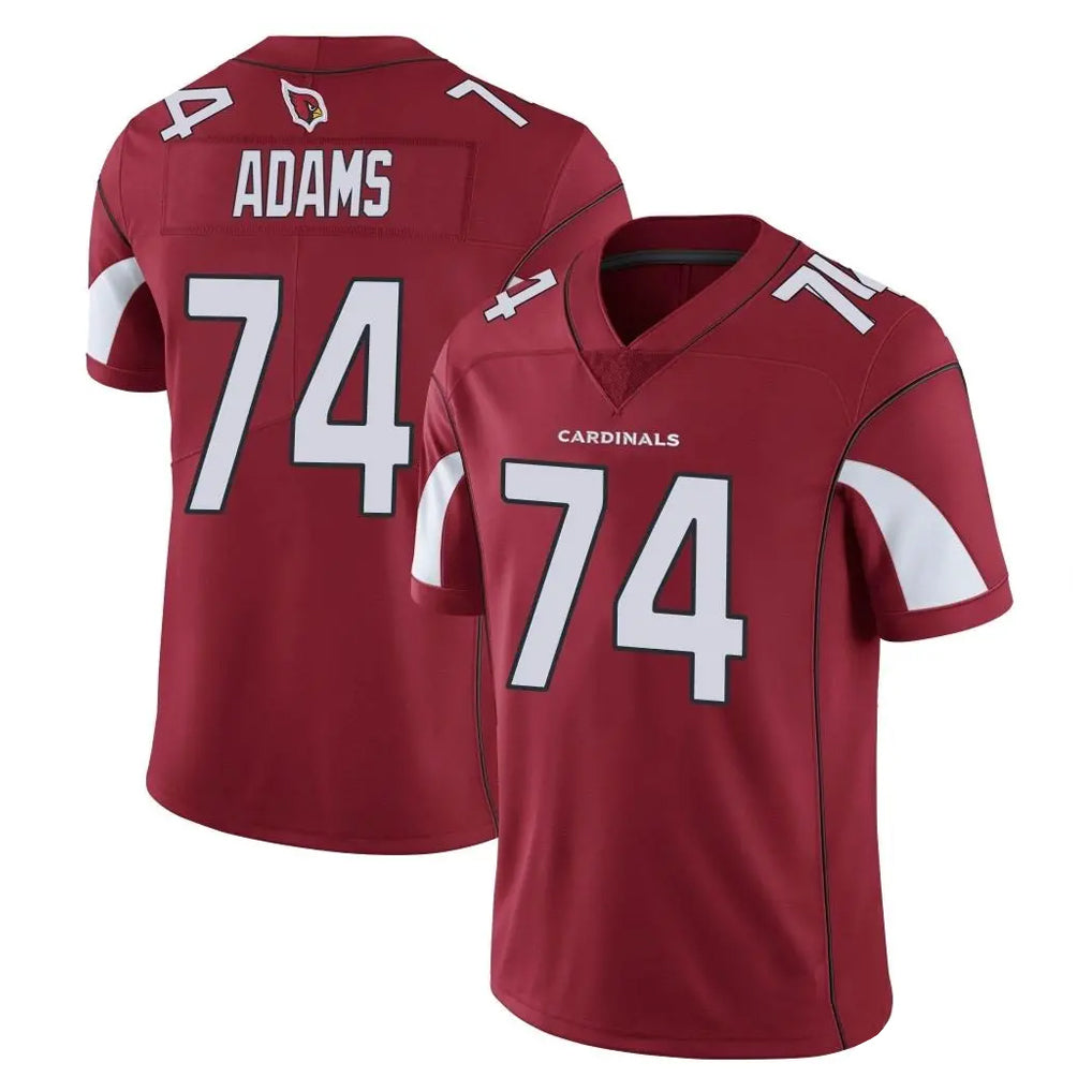 Punc A.Cardinals #74 Isaiah Adams Player Cardinal Vapor Limited Home Game  Stitched Jerseys