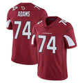Punc A.Cardinals #74 Isaiah Adams Player Cardinal Vapor Limited Home Game  Stitched Jerseys