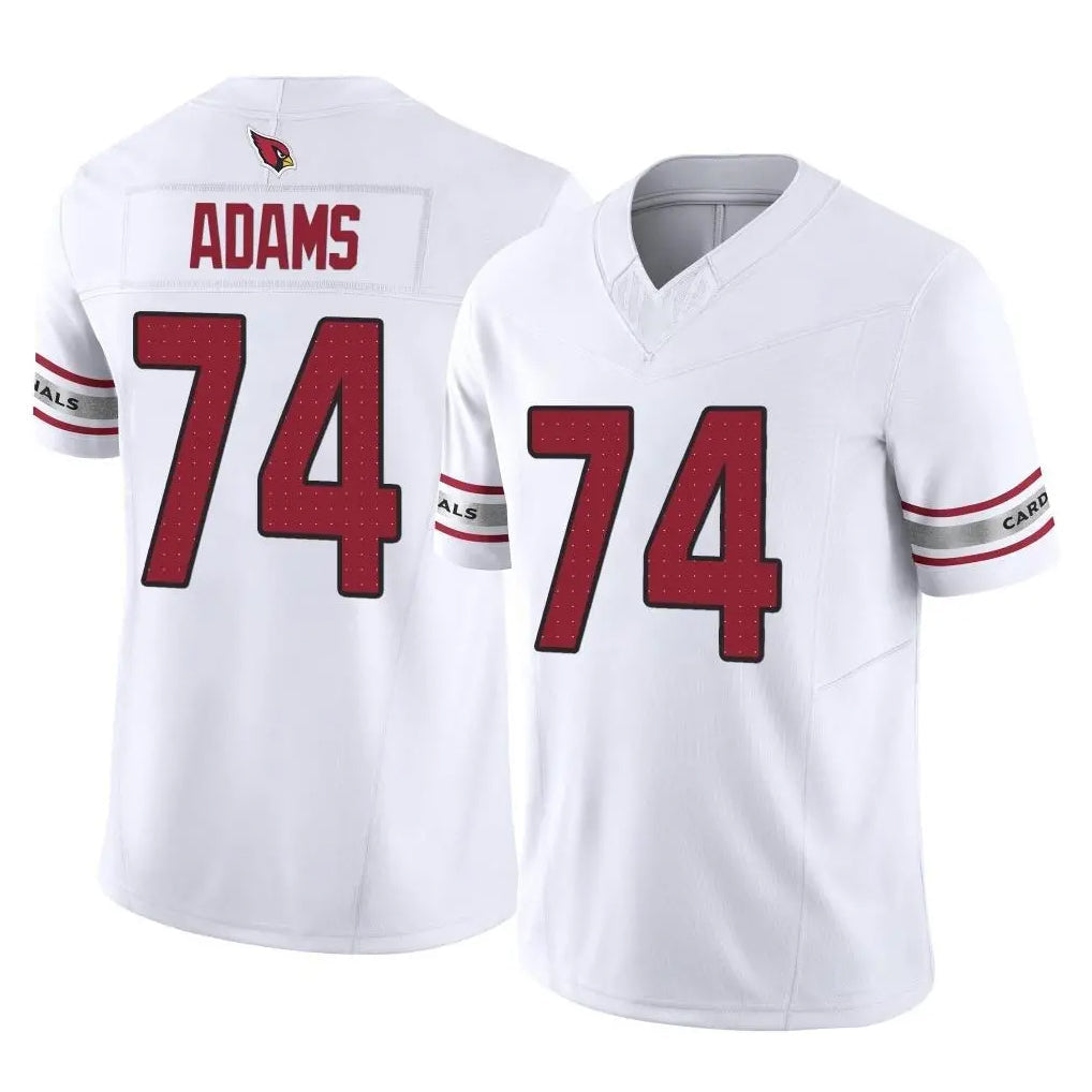 Punc A.Cardinals #74 Isaiah Adams Player White Vapor F.U.S.E. Limited Home Game Stitched Jerseys