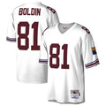 Punc A.Cardinals #81 Anquan Boldin Player Mitchell & Ness White Legacy Replica Stitched Jerseys