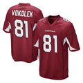 Punc A.Cardinals #81 Travis Vokolek Player Cardinal Game Stitched Jerseys