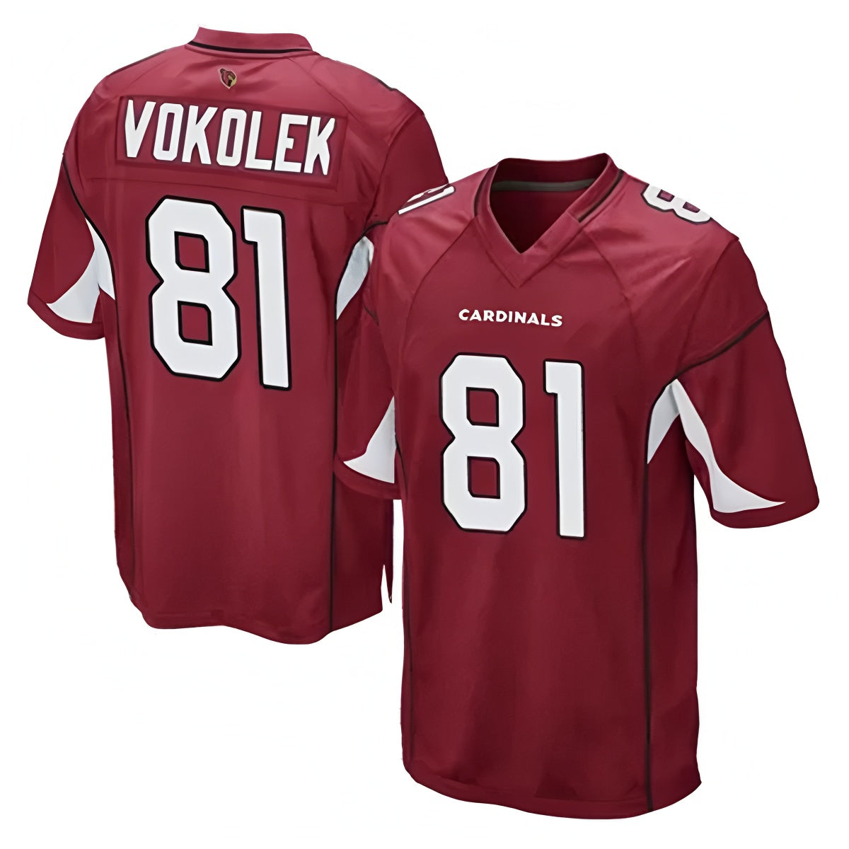 Punc A.Cardinals #81 Travis Vokolek Player Cardinal Game Stitched Jerseys