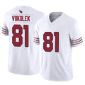 Punc A.Cardinals #81 Travis Vokolek Player White Home Game Stitched Jerseys