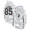 Punc A.Cardinals #85 Trey McBride Player Camo Salute to Service Hoodies Stitched Jerseys