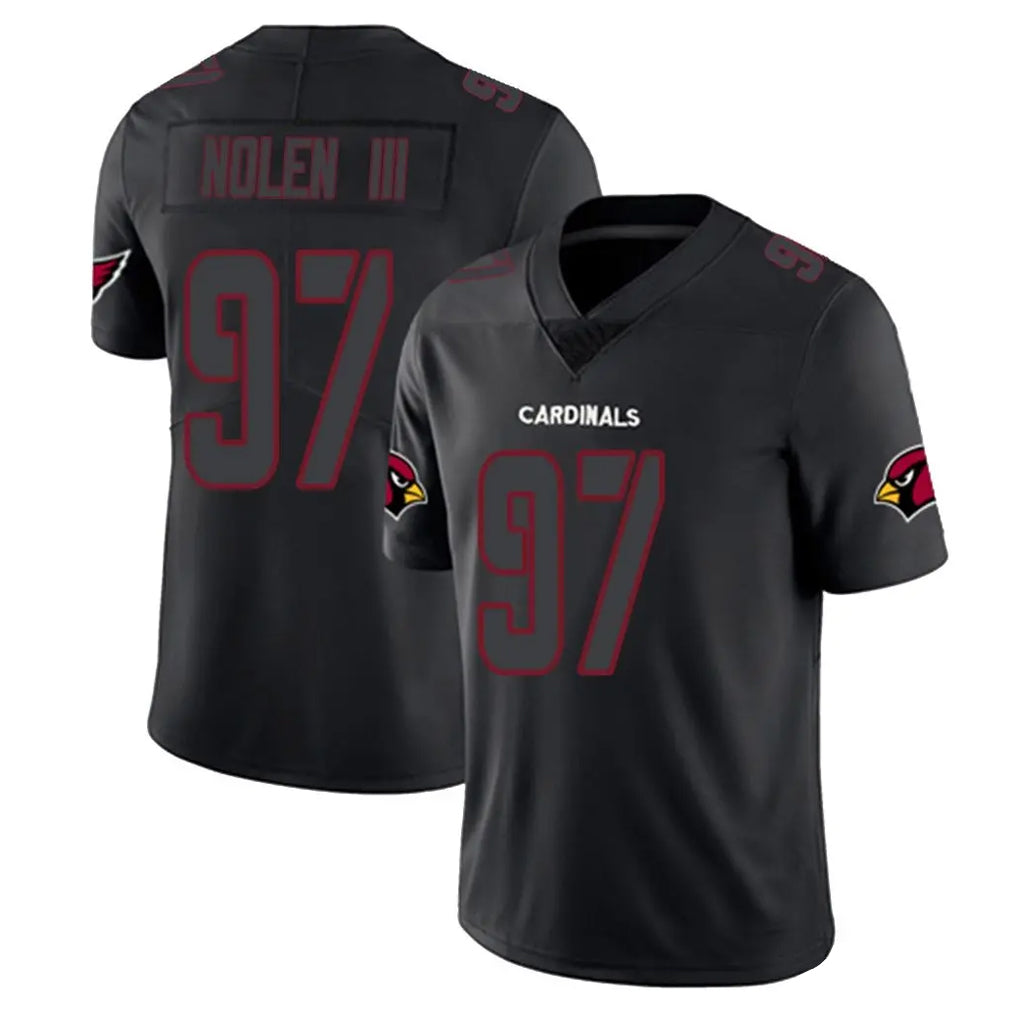 Punc A.Cardinals #97 Walter Nolen III Player Black Impact Limited Home Game Stitched Jerseys