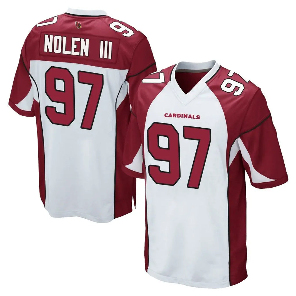 Punc A.Cardinals #97 Walter Nolen III Player White Home Game Stitched Jerseys