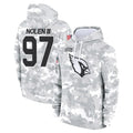 Punc A.Cardinals #97 Walter Nolen Player Arctic Camo Salute to Service Limited Hoodies Stitched Jerseys