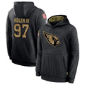Punc A.Cardinals #97 Walter Nolen Player Black Salute to Service Limited Hoodies Stitched Jerseys