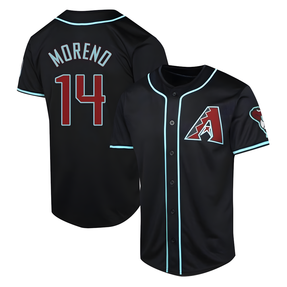 Punc A.Diamondbacks #14 Gabriel Moreno Player Black Limited Alternate Stitched Jerseys