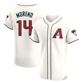 Punc A.Diamondbacks #14 Gabriel Moreno Player Cream Elite Home Patch Stitched Jerseys