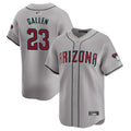 Punc A.Diamondbacks #23 Zac Gallen Player Gray Replica Game Stitched Jerseys