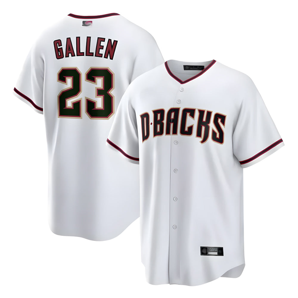 Punc A.Diamondbacks #23 Zac Gallen Player White Cool Replica Stitched Jerseys