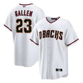Punc A.Diamondbacks #23 Zac Gallen Player White Cool Replica Stitched Jerseys
