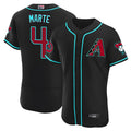 Punc A.Diamondbacks #4 Ketel Marte Player Black Limited Stitched Jerseys