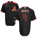 Punc A.Diamondbacks #4 Ketel Marte Player Black Big & Tall Replica Limited Stitched Jerseys