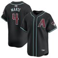 Punc A.Diamondbacks #4 Ketel Marte Player Black Replica Game Stitched Jerseys