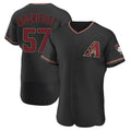 Punc A.Diamondbacks #57 Eduardo Rodriguez Player Black Alternate Stitched Jersey