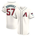 Punc A.Diamondbacks #57 Eduardo Rodriguez Player Cream Elite Home Stitched Jersey