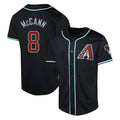 Punc A.Diamondbacks #8 James McCann Player Black Red Limited Alternate Stitched Jersey