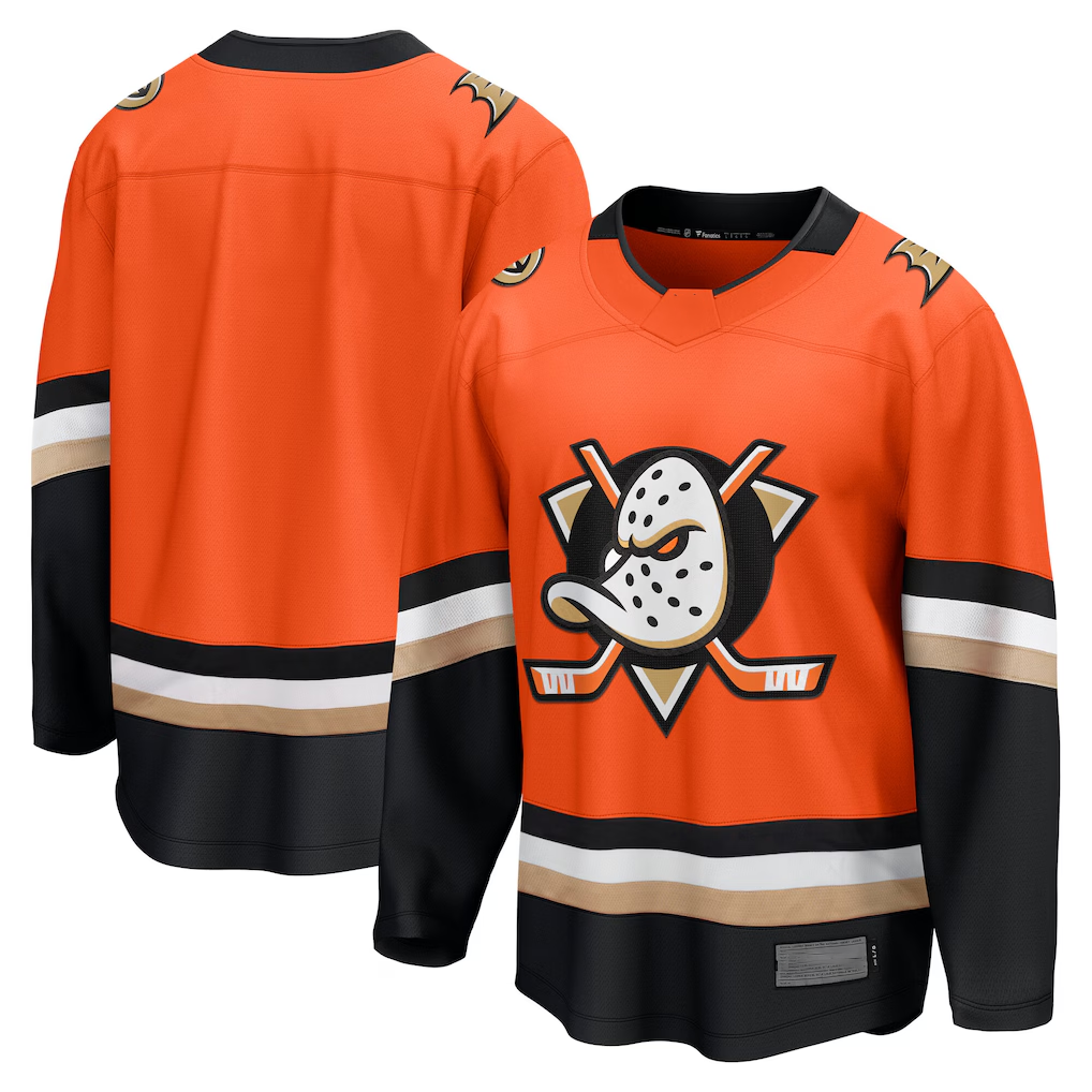 Punc A.Ducks Orange Home Breakaway Jerseys