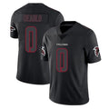 Punc A.Falcons #0 Divine Deablo Player Black Impact Limited Game Stitched Jerseys