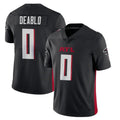 Punc A.Falcons #0 Divine Deablo Player Black Vapor Limited Home Game Stitched Jerseys