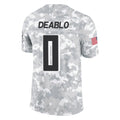 Punc A.Falcons #0 Divine Deablo Player Camo Salute to Service Limited Stitched Jerseys