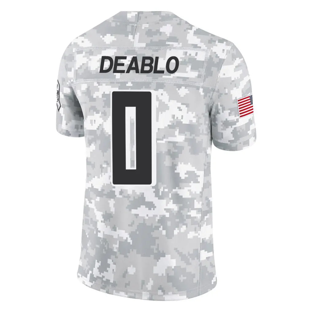 Punc A.Falcons #0 Divine Deablo Player Camo Salute to Service Limited Stitched Jerseys