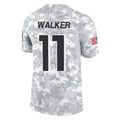 Punc A.Falcons #11 Jalon Walker Player Arctic Camo Salute to Service Limited Stitched Jerseys