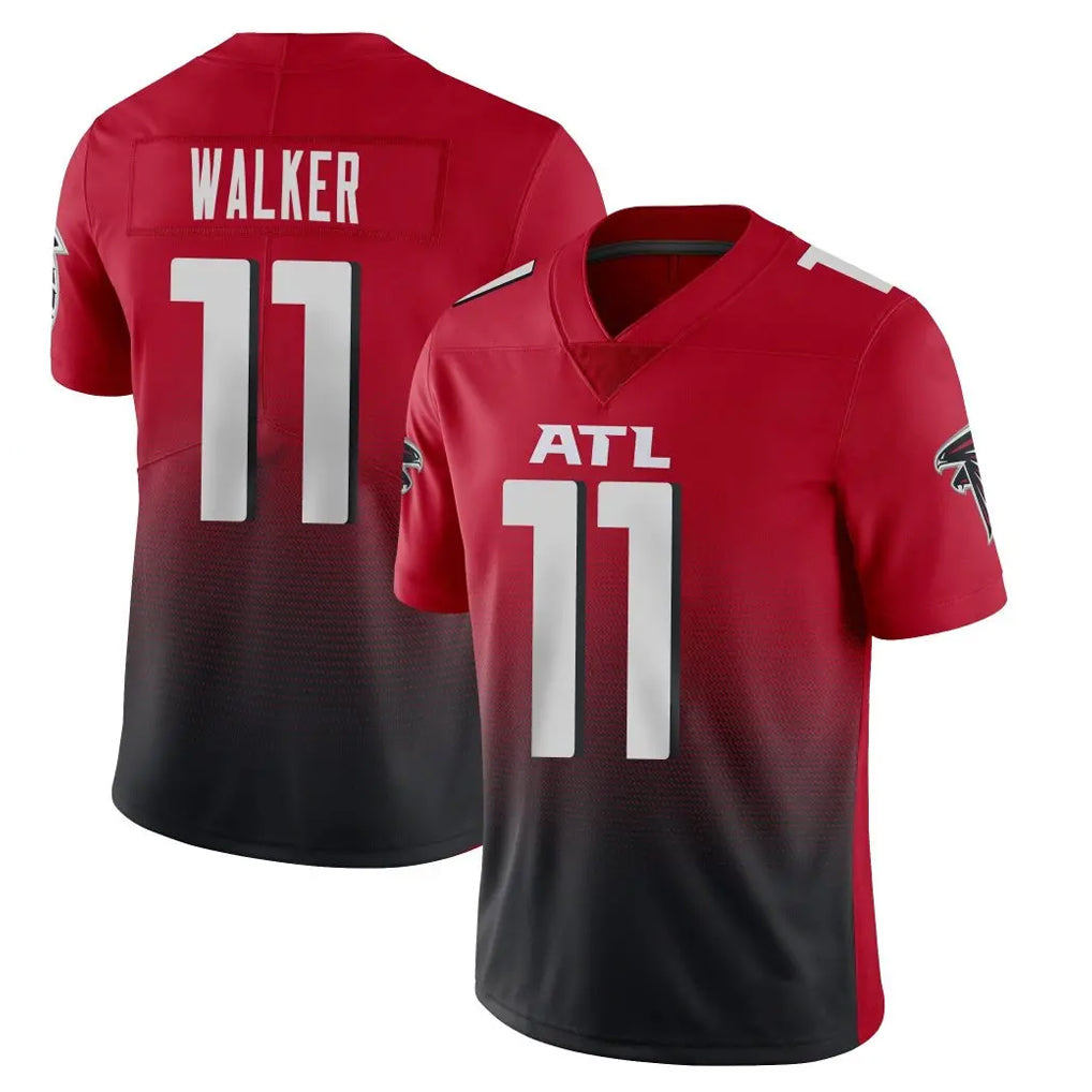 Punc A.Falcons #11 Jalon Walker Player Red Vapor Untouchable Limited Home Game Stitched Jerseys