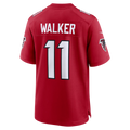 Punc A.Falcons #11 Jalon Walker Red Game Stitched Jerseys