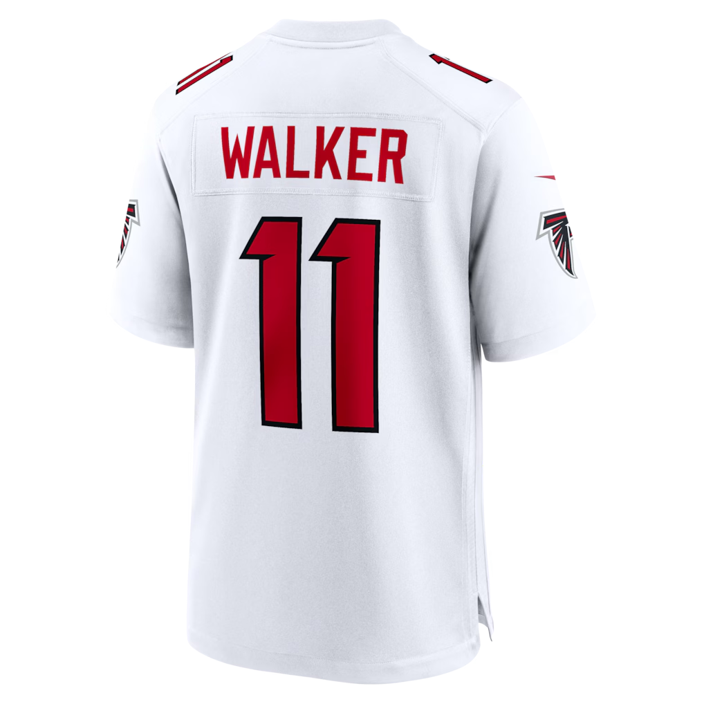 Punc A.Falcons #11 Jalon Walker White Game Stitched Jerseys