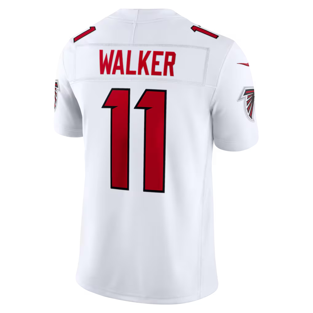 Punc A.Falcons #11 Jalon Walker White Vapor F.U.S.E. Stitched Limited Jerseys