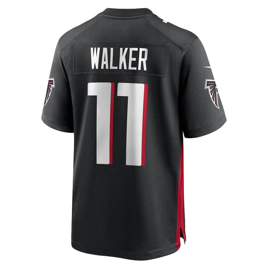 Punc A.Falcons #11 Jalon Walker Player Black Home Game Stitched Jerseys