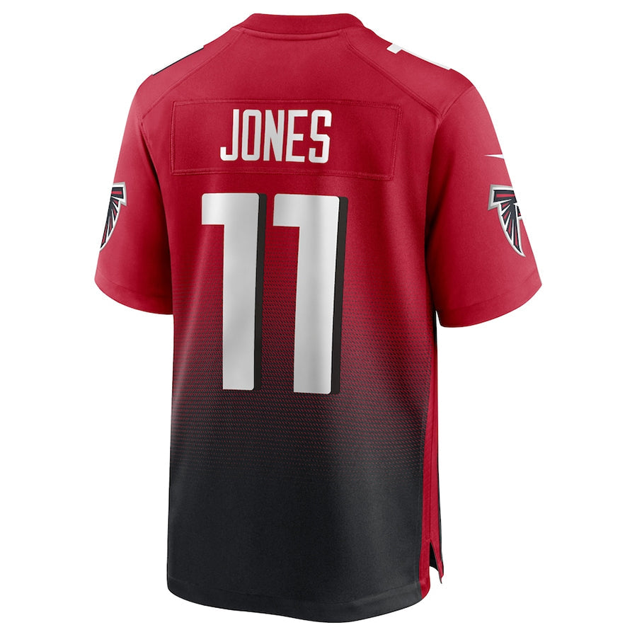 Punc A.Falcons #11 Julio Jones Player Red Home Game Stitched Jerseys