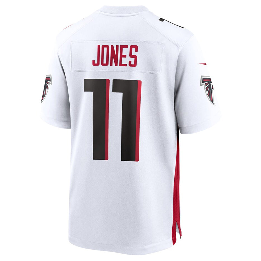 Punc A.Falcons #11 Julio Jones Player White Home Game Stitched Jerseys