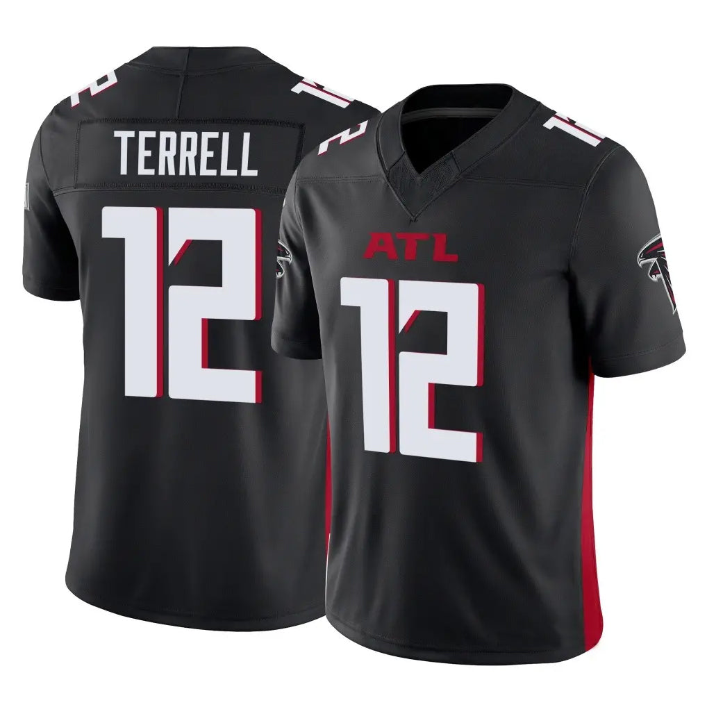 Punc A.Falcons #12 Avieon Terrell Player Black Alternate Vapor F.U.S.E. Limited Stitched Jerseys