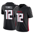 Punc A.Falcons #12 Avieon Terrell Player Black Alternate Vapor F.U.S.E. Limited Stitched Jerseys