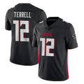 Punc A.Falcons #12 Avieon Terrell Player Black Vapor Untouchable Limited Home Game Stitched Jerseys