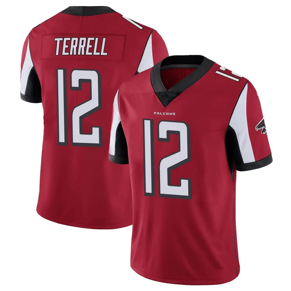 Punc A.Falcons #12 Avieon Terrell Player Red Color Vapor Untouchable Limited Home Game Stitched Jerseys